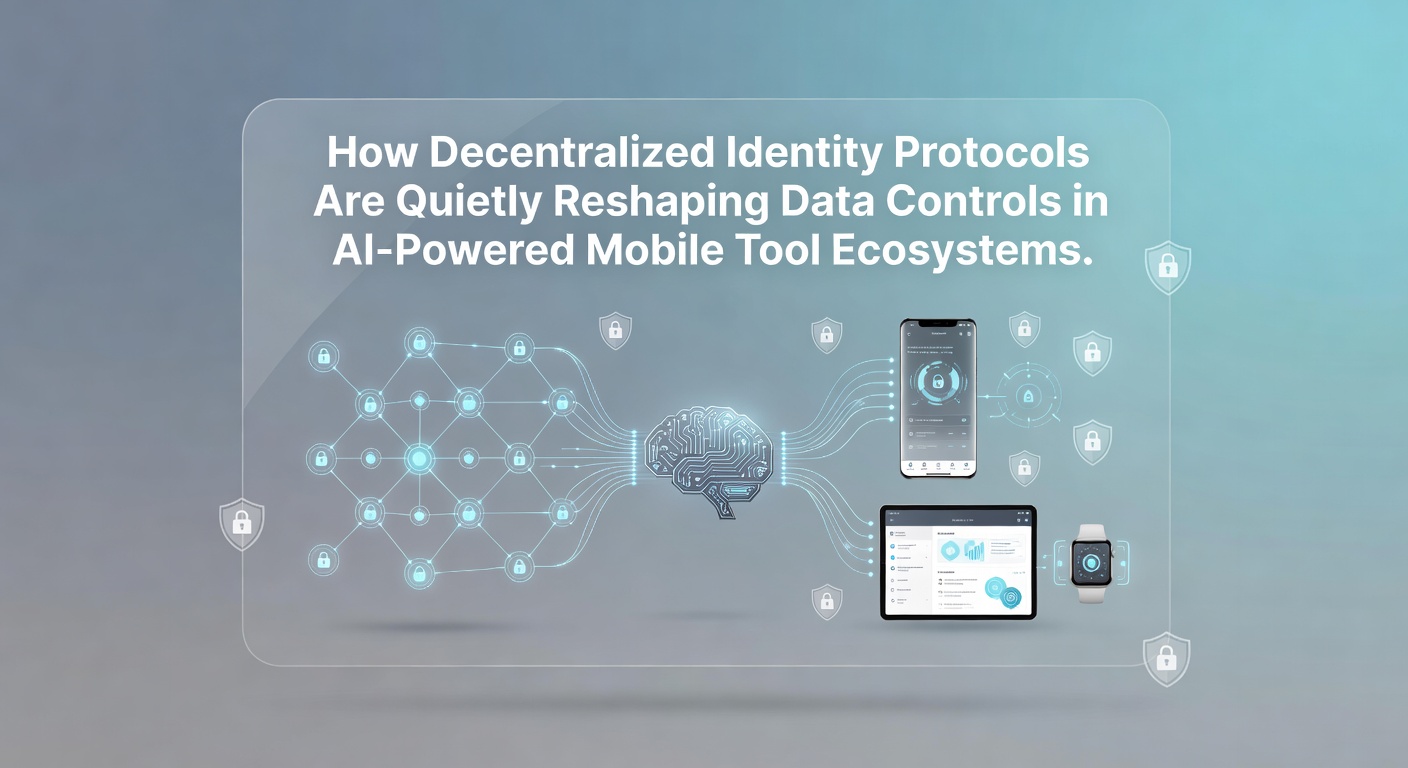 Decentralized identity protocols integrating with AI-driven mobile applications
